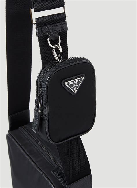 prada men cross body|Prada men's crossbody black.